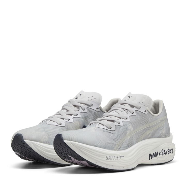 Puma Women's Grey Deviate Nitro Elite 3 Saysky Wns Road Running Shoes in Size 4.5, Sports Direct