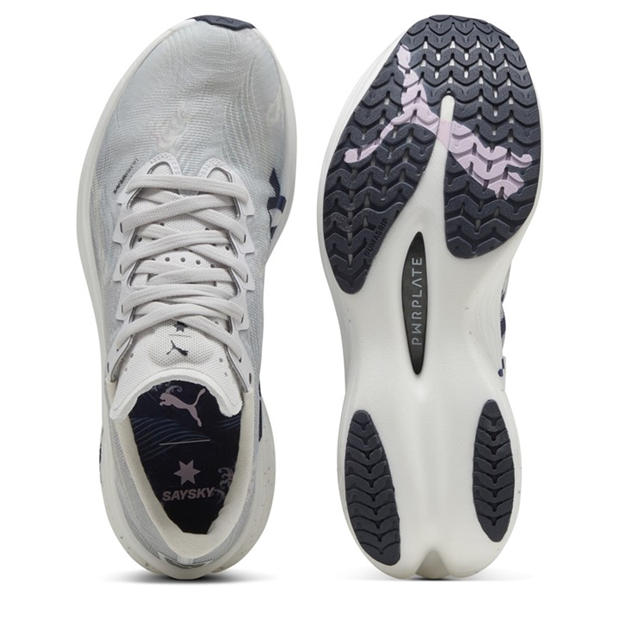 Cool Light Grey - Puma - Puma Deviate Nitro Elite 3 Saysky Wns Road Running Shoes Womens