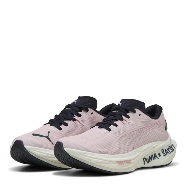 Puma Women's Pink Deviate Nitro 3 Saysky Wns Road Running Shoes in Size 3.5, Sports Direct