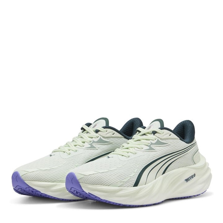 Puma Women's Green Velocity Nitro 4 Everyday Neutral Road Running Shoes in Size 5, Sports Direct