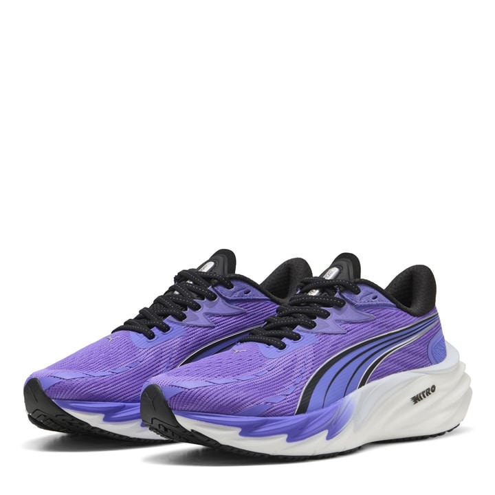 Puma Women's Black Velocity Nitro 4 Everyday Neutral Road Running Shoes in Size 6.5, Sports Direct