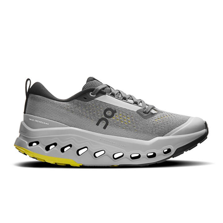 On Women's Grey Ors Cloudsurfer Trail Running Shoes in Size 8, Sports Direct