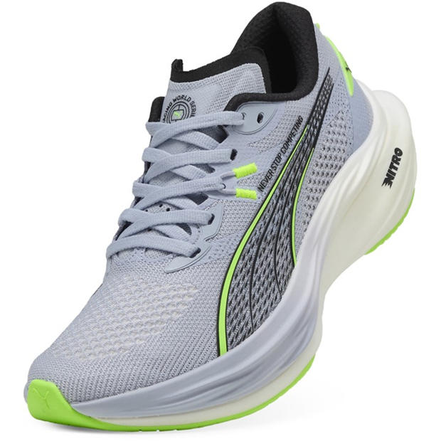 Cool Green - Puma - Puma Deviate Nitro 3 Hyrox Wns Road Running Shoes Womens
