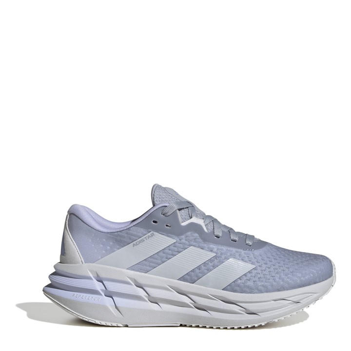 Adidas Women's Silver Adistar 3 Running Shoes in Size 6, Sports Direct