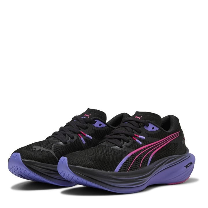 Puma Women's Black Deviate Nitro 3 Digitokyo Running Shoes in Size 4, Sports Direct