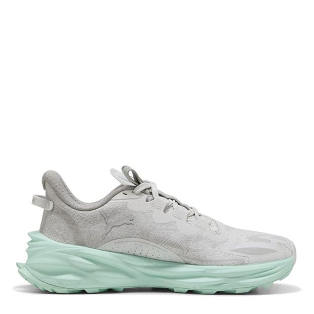 Gray-Mint - Puma - Puma Fast-Trac Nitro 3 Wns Trail Running Shoes Womens