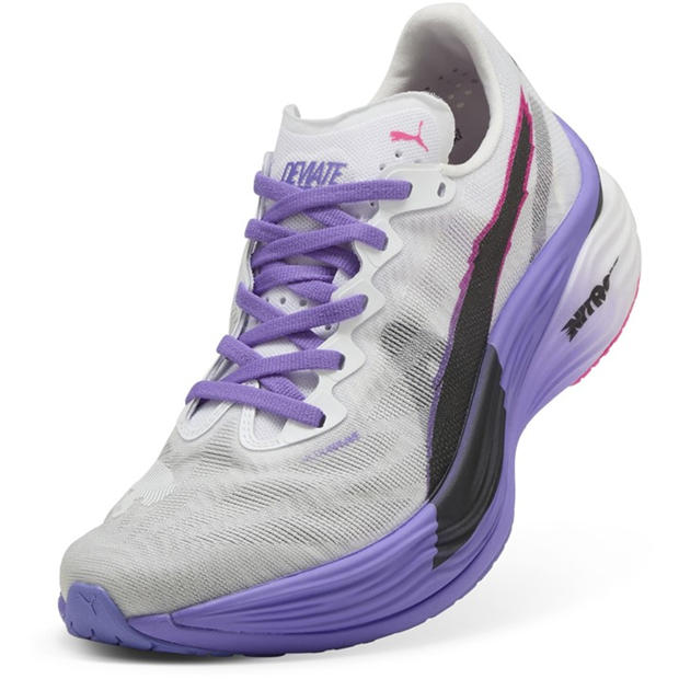 White/Purple - Puma - Women's Deviate Nitro Elite 3 Digitokyo Running Shoes