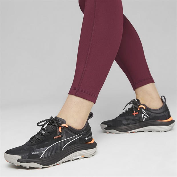 Black-Neonsu - Puma - Puma Voyage Nitro 3 Gtx Wn Trail Running Shoes Womens