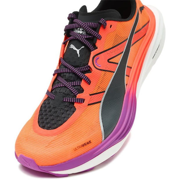 Glowing Red-P - Puma - Men's Deviate Nitro Elite Trail Off-Road Running Shoes