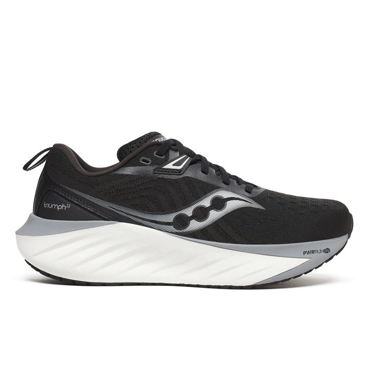 Saucony Women's Black Triumph 22 Running Trainers in Size 8, Sports Direct