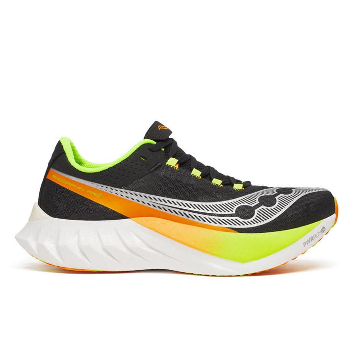 Saucony Men's Black Endorphin Pro 4 in Size 8, Sports Direct