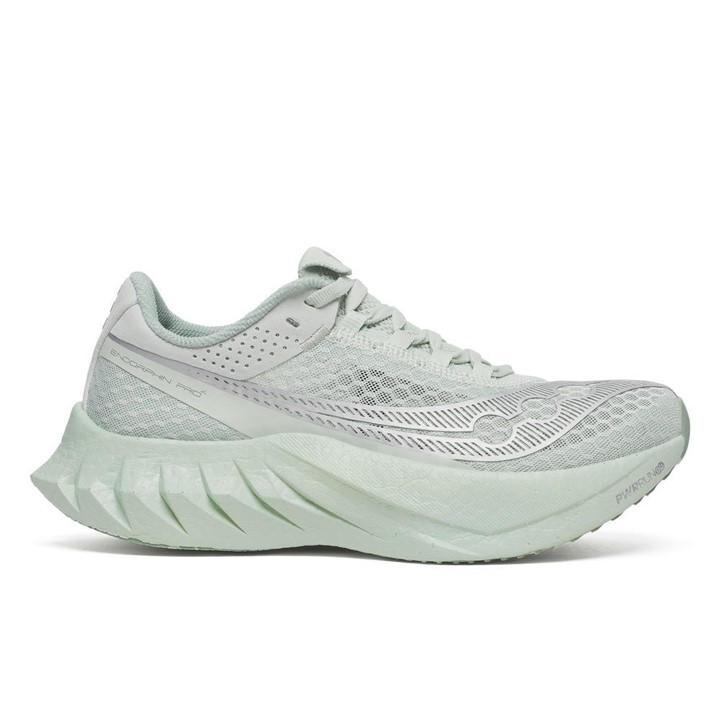 Saucony Women's Green Endorphin Pro 4 () in Size 5, Sports Direct