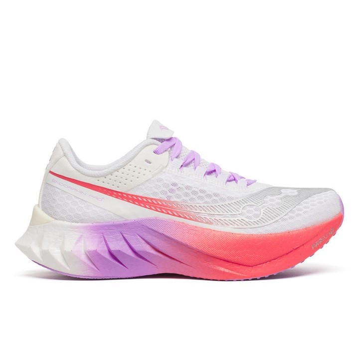 Saucony Women's White Endorphin Pro 4 () in Size 5, Sports Direct