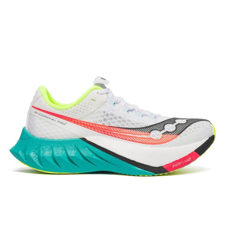 Saucony Women's White Endorphin Pro 4 () in Size 8, Sports Direct