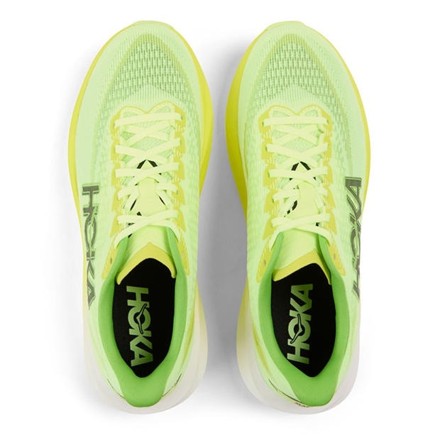 Neon/Citrus - Hoka - Men's Mach 7 Road Running Shoes