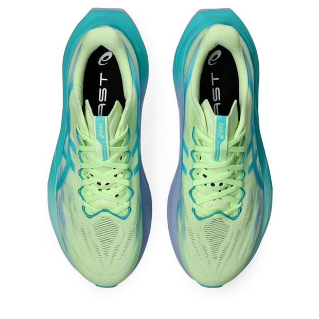 Yellow/Aqua - Asics - Mens Asics Superblast 3 Fast Running Shoes
