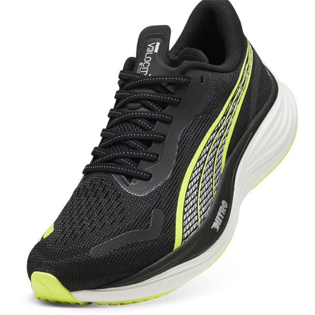 Puma Black-Ye - Puma - Men's Velocity Nitro 3 Wide Running Shoes