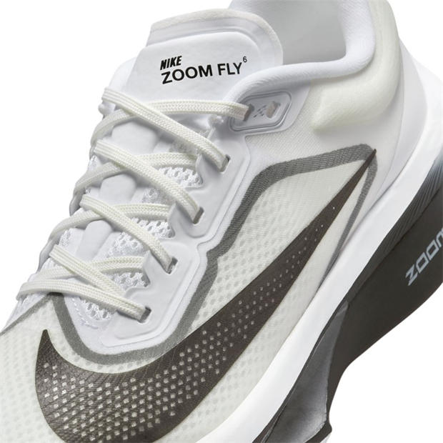 White/Black - Nike - Zoom Fly 6 Road Running Shoes Womens