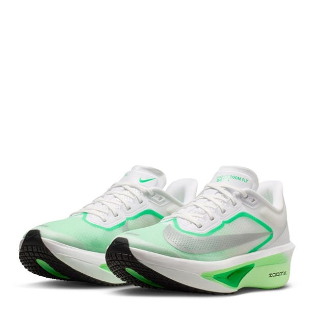 White/Green - Nike - Zoom Fly 6 Road Running Shoes Womens
