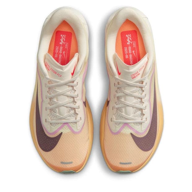 Sail/Orange - Nike - Zoom Fly 6 Road Running Shoes Womens