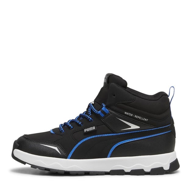 Blk-Hyprlnk Blu - Puma - Puma Evolve Trail Jr Running Shoes Unisex Kids