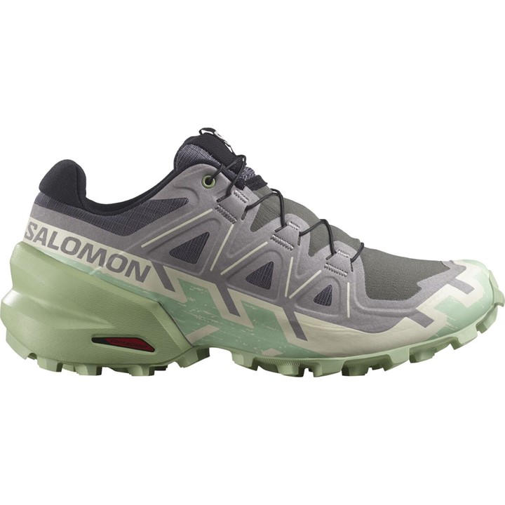 Salomon Women's Grey Speedcross 6 Trail Running Shoes in Size 5, Sports Direct