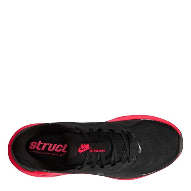 Black/Crimson - Nike - Structure 26 Trainers Mens