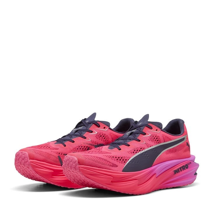 Puma Women's Pink Deviate Elite  Road Running Shoes in Size 4, Sports Direct