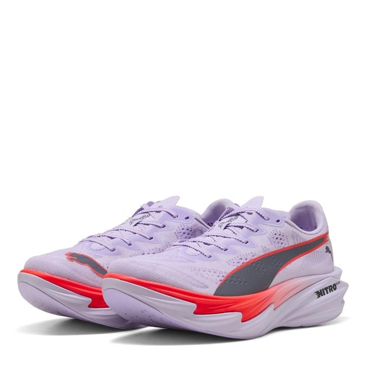 Puma Women's Purple Deviate Elite  Road Running Shoes in Size 4, Sports Direct