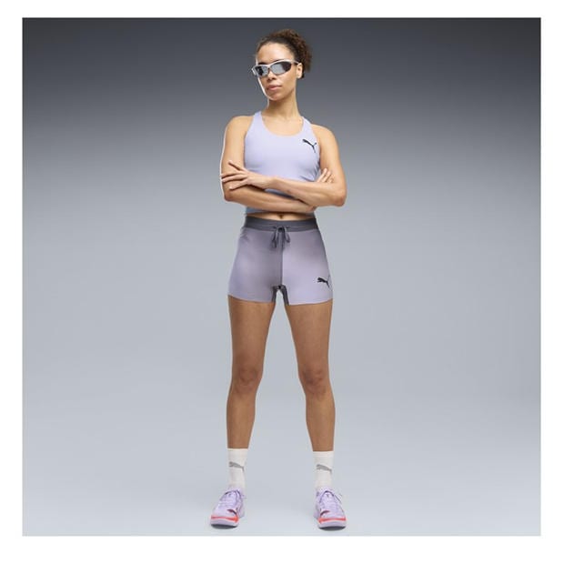 Lavender/Red - Puma - Womens Deviate Elite 4 Road Running Shoes