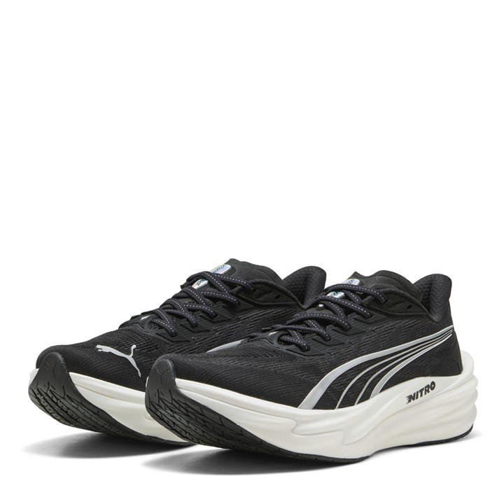 Puma Men's Black Deviate Nitro 4 Running Shoes in Size 9, Sports Direct