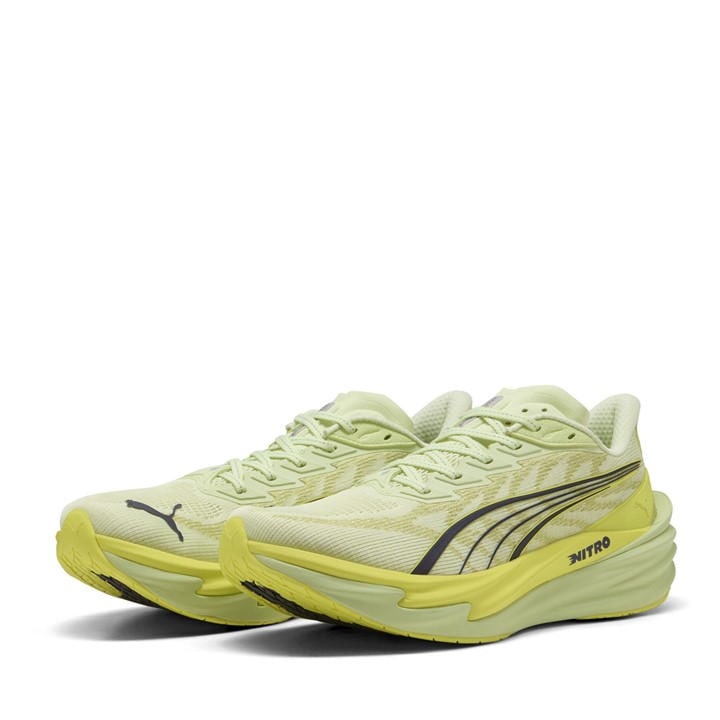 Puma Men's Yellow Deviate Nitro 4 Running Shoes in Size 11, Sports Direct