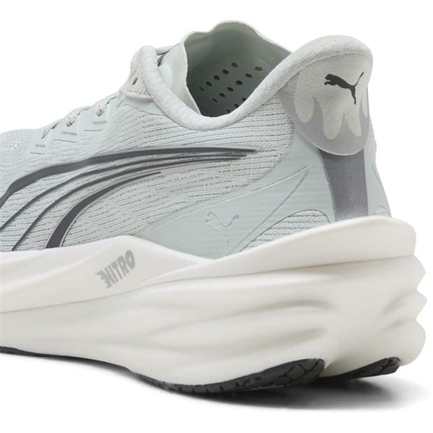 C Mint/M Gray - Puma - Mens Deviate Nitro 4 Running Shoes