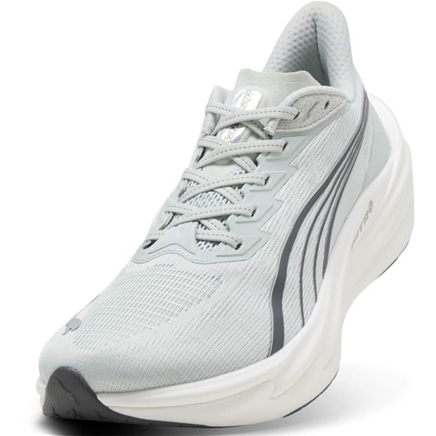C Mint/M Gray - Puma - Mens Deviate Nitro 4 Running Shoes