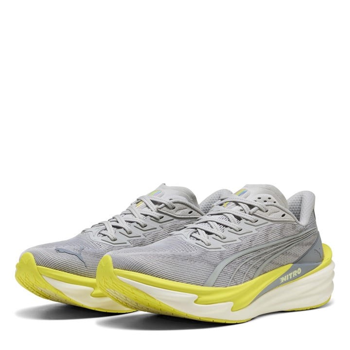 Puma Men's Grey Deviate Nitro 4 Running Shoes in Size 11, Sports Direct