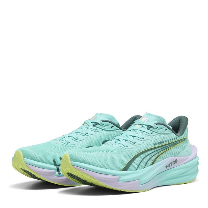 Puma Women's Green Deviate Nitro 4 Running Shoes in Size 7, Sports Direct