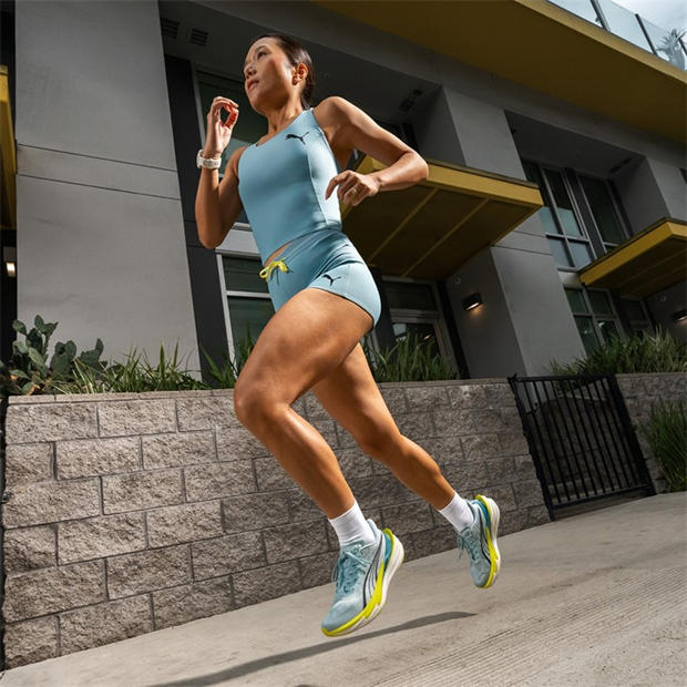 Sea Blue - Puma - Womens Deviate Nitro 4 Running Shoes