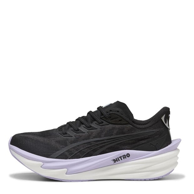 Black/L Lavendr - Puma - Womens Deviate Nitro 4 Running Shoes