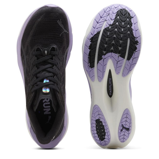 Black/L Lavendr - Puma - Womens Deviate Nitro 4 Running Shoes