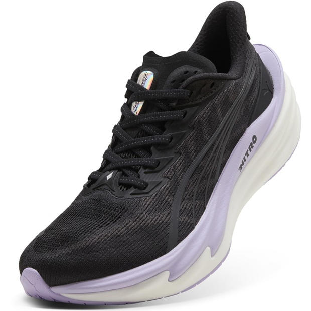 Black/L Lavendr - Puma - Womens Deviate Nitro 4 Running Shoes