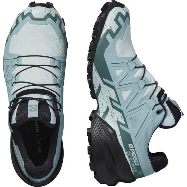 Blue/Black - Salomon - Speedcross 6 GTX Trail Running Shoes Womens