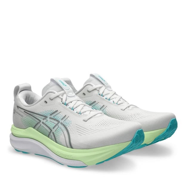 White/Aqua - Asics - ASICS Gel-Kayano 33 Mens Running Shoes