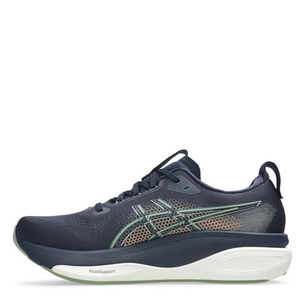 Midnight/Green - Asics - ASICS Gel-Kayano 33 Mens Running Shoes