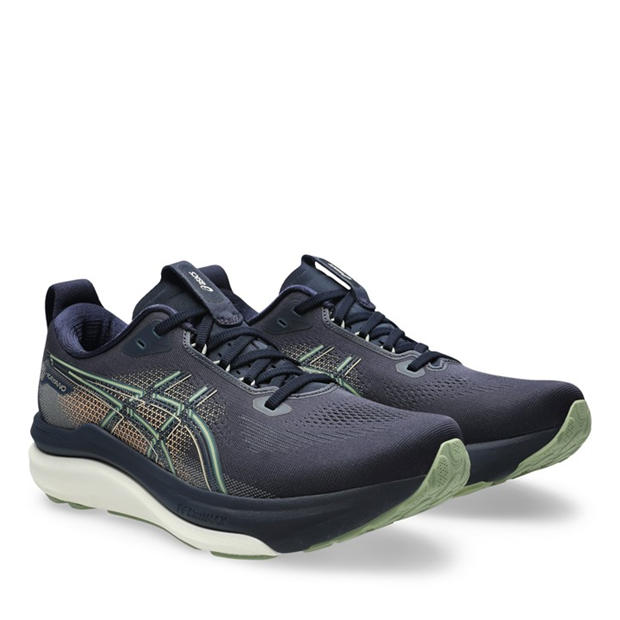 Midnight/Green - Asics - ASICS Gel-Kayano 33 Mens Running Shoes