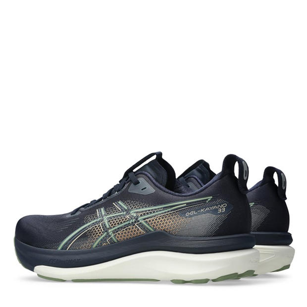Midnight/Green - Asics - ASICS Gel-Kayano 33 Mens Running Shoes