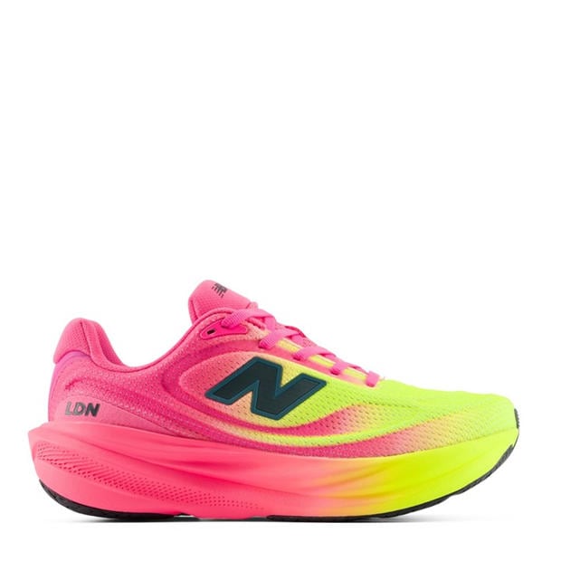 Pink Heat/Green - New Balance - NB 1080 v15 Running Shoes Womens