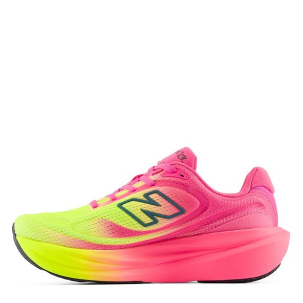 Pink Heat/Green - New Balance - NB 1080 v15 Running Shoes Womens