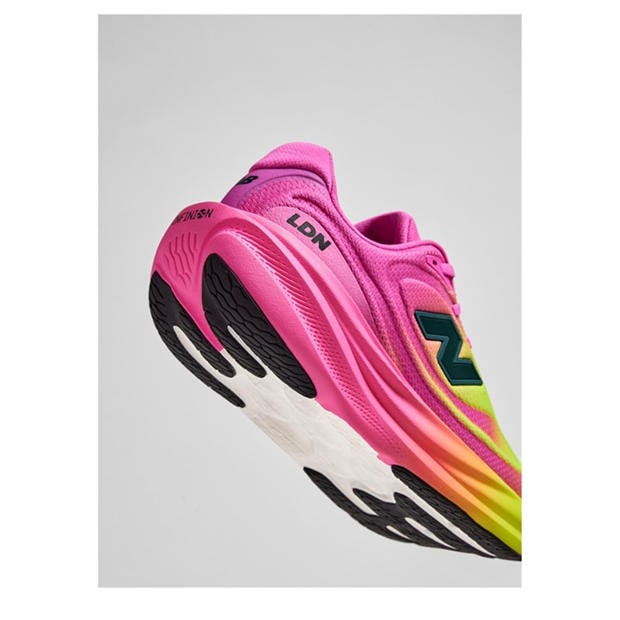 Pink Heat/Green - New Balance - NB 1080 v15 Running Shoes Womens