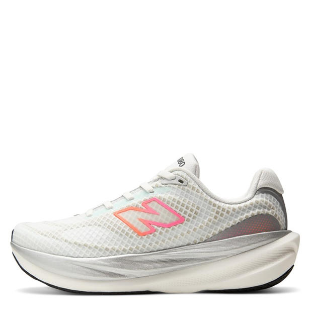 White/Pink Heat - New Balance - NB 1080 v15 Running Shoes Womens