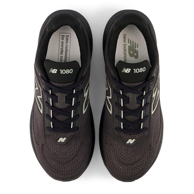 Black/Olivine - New Balance - NB 1080 v15 Running Shoes Womens